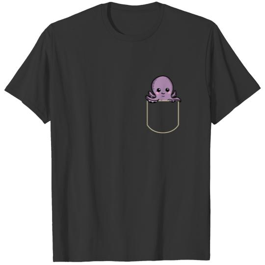 Octopus In The Pocket Gift Octopus Pocket T Shirts