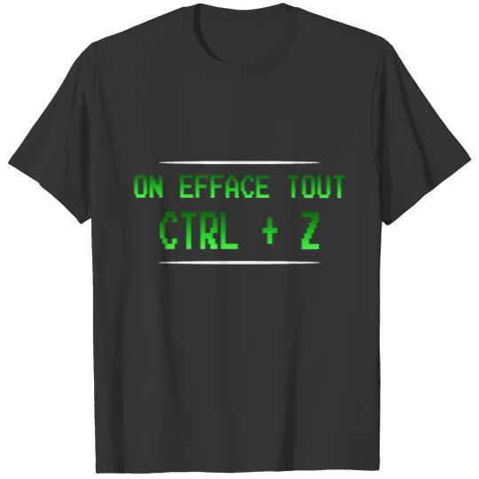 Gamer - CTRL Z T-shirt
