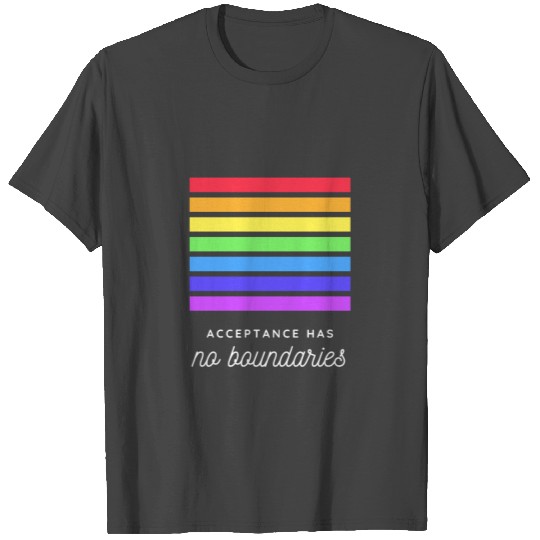 acceptance has no boundaries for human rights T Shirts