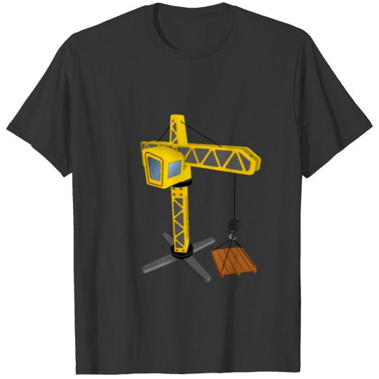 crane, building site, construction site T-shirt