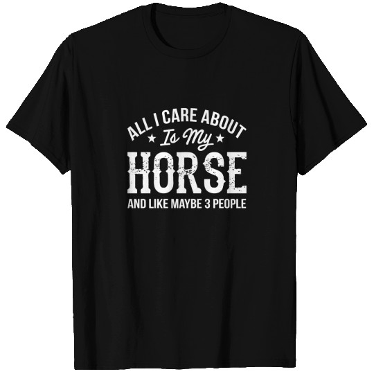 horse riding horse pleasure saying gift idea T Shirts