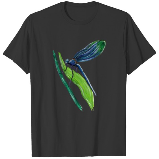 blue dragonfly T Shirts