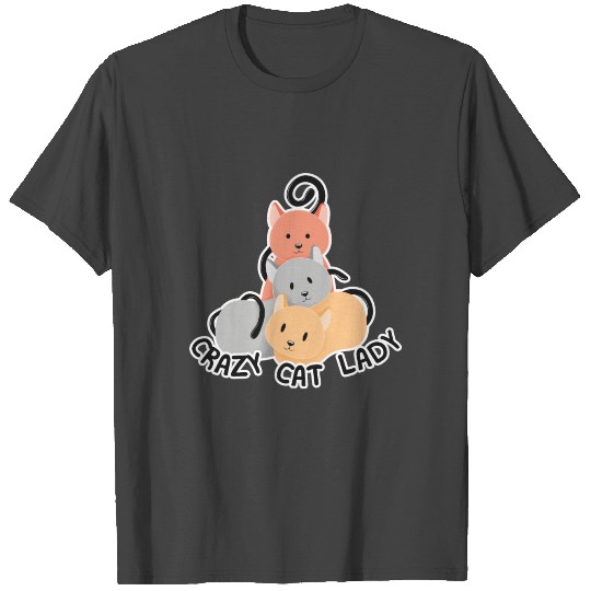 Crazy Cat Lady T Shirts