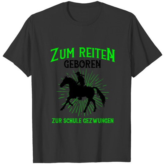 Forced to drill on horseback to school T-shirt