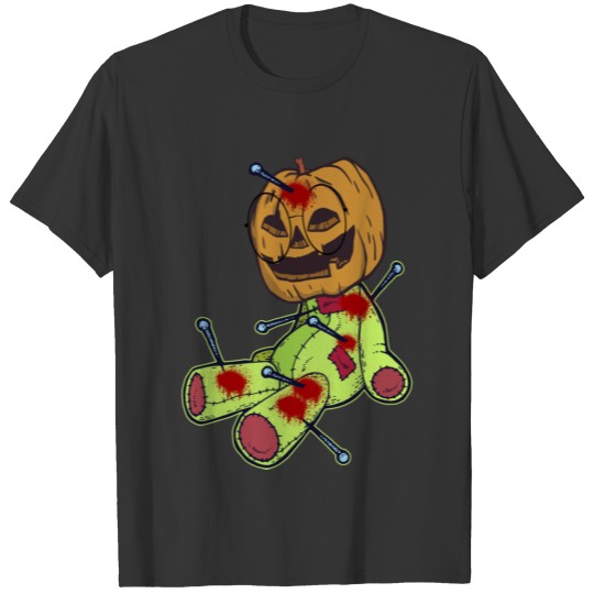 Halloween Nerd Voodoo Doll Pumpkin Scary Gift Idea T Shirts