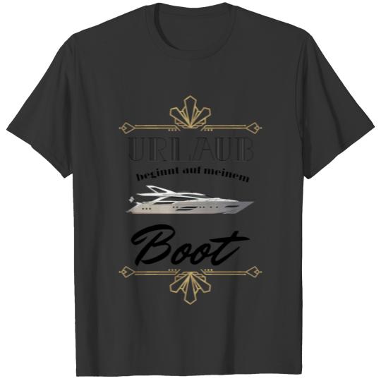 summer boat yacht quote T Shirts