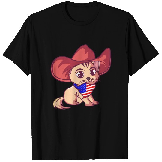 Meowdy Cat Lover Wearing A Hat T Shirts