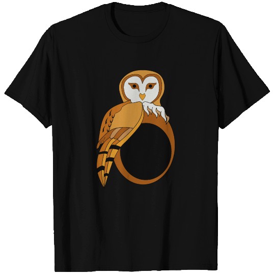 Adorable British Barn Owl T Shirts