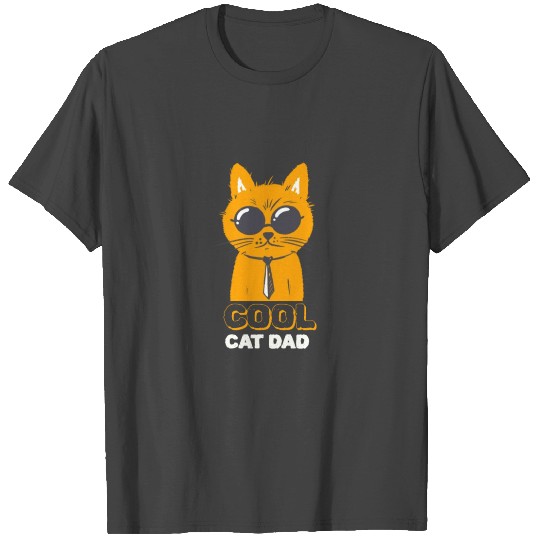 Cool Cat Dad T Shirts