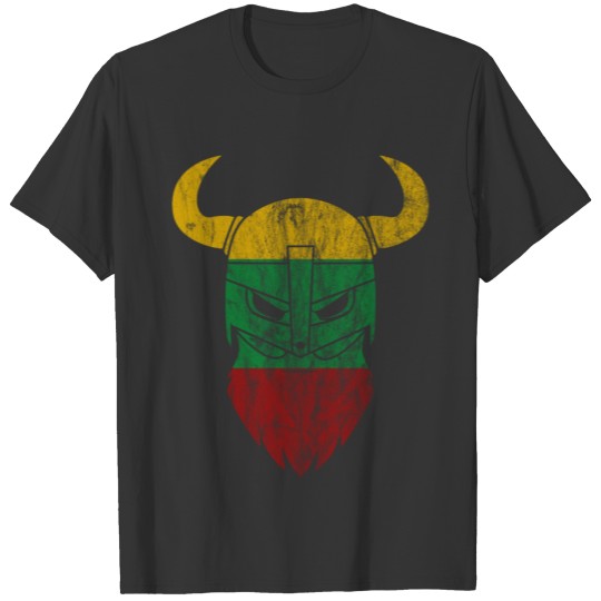 Lithuania Viking flag used look gift idea T-shirt