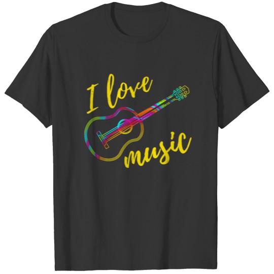 Guitars Gift Music Design T-shirt