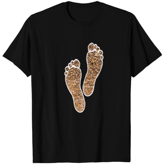 SAND BEACH FEET BAREFOOT T Shirts