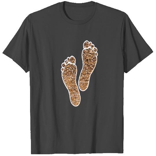 SAND BEACH FEET BAREFOOT T Shirts
