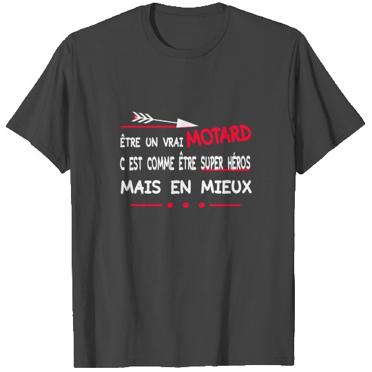 motard et héros T Shirts
