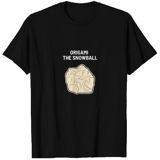 Origami Snowball Motivated Person Gift T Shirts