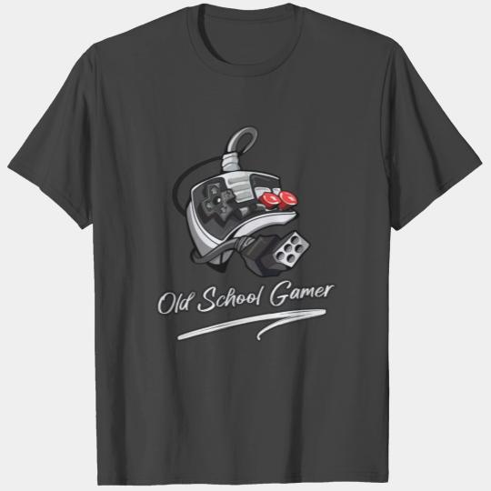 Old School Retro Gamer, Abstract NES controller T Shirts