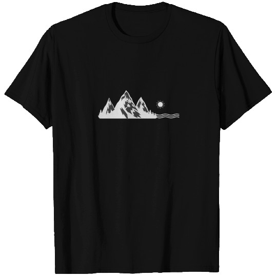 Nature Mountain, Sea & Sun For Wanderlust And T Shirts