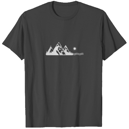 Nature Mountain, Sea & Sun For Wanderlust And T Shirts