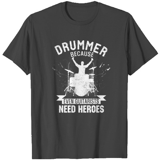 Drummer Guitar Hero Drum Beat Band Music T Shirts