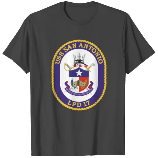 Navy USS San Antonio LPD 17 wo Txt T Shirts