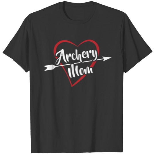Archery Mom Heart Archer T-shirt