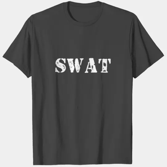 SWAT Team Front Print Team T Shirts