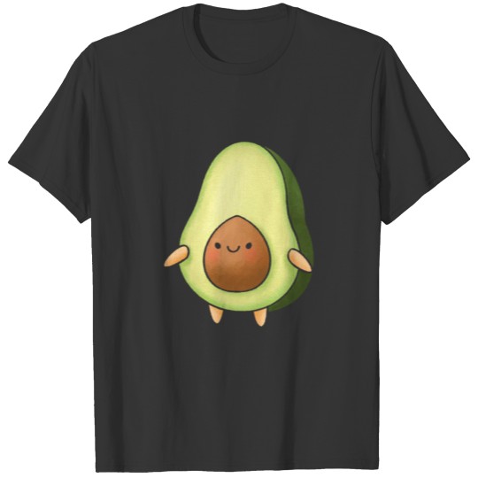 Happy Avocado Fruit Positive Plant Lover T Shirts