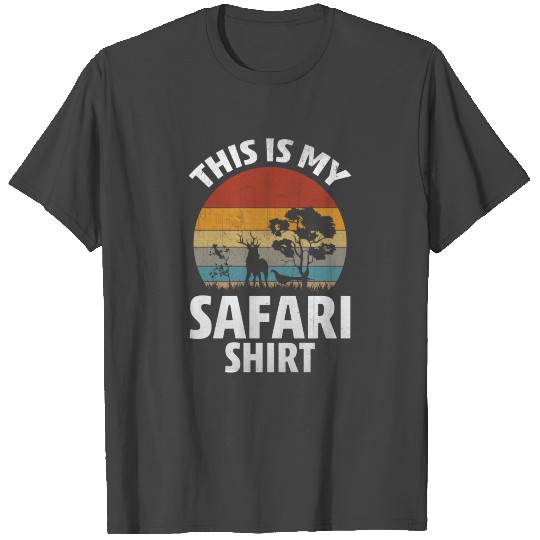 Safari Africa Wildlife Zoo Wilderness Zookeeper T Shirts