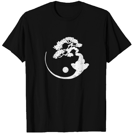 Yin and yang bonsai white T Shirts
