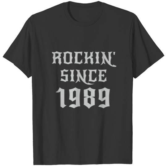 31 Year Old Classic Rock 1989 31st Birthday Gifts T Shirts