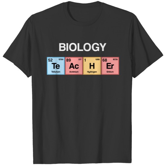 Funny biology teacher periods system school T Shirts