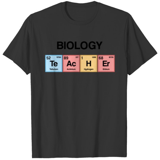 Funny biology teacher periods system school T Shirts