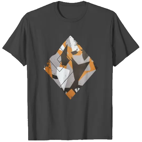 Square camouflage pattern T Shirts