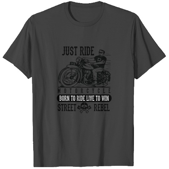 Motorbike chopper motorcycle motor bicycle vector T Shirts