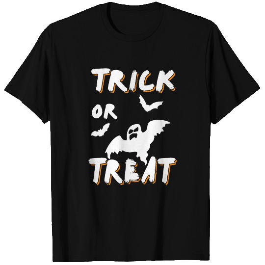 Trick or Treat ghost bat Halloween gift T Shirts