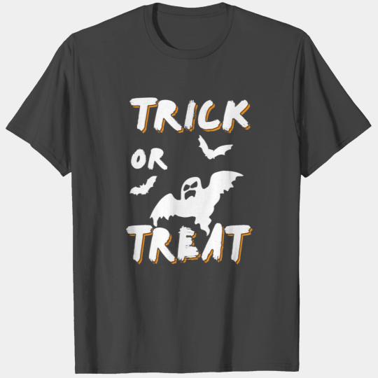 Trick or Treat ghost bat Halloween gift T Shirts