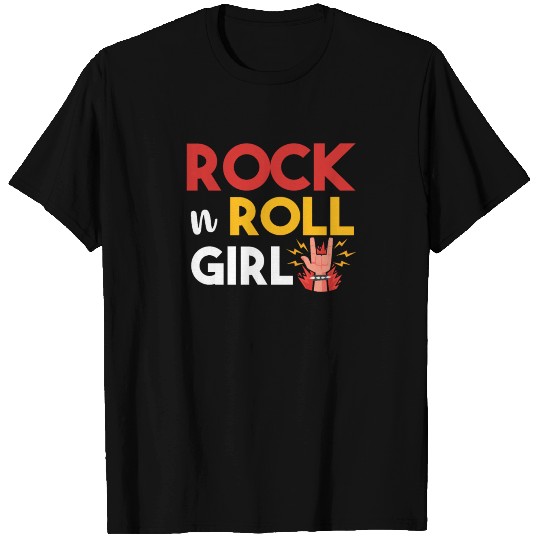 Rock and Roll Girl T Shirts