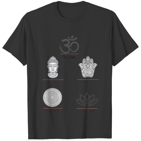 The 5 Yoga Symbols T-shirt