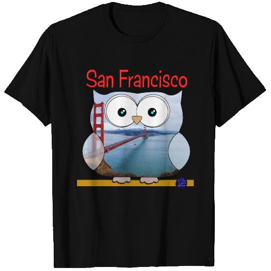 San Francisco Chubby Owl T Shirts
