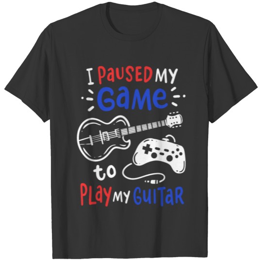 Guitar Gaming Gamer T-shirt