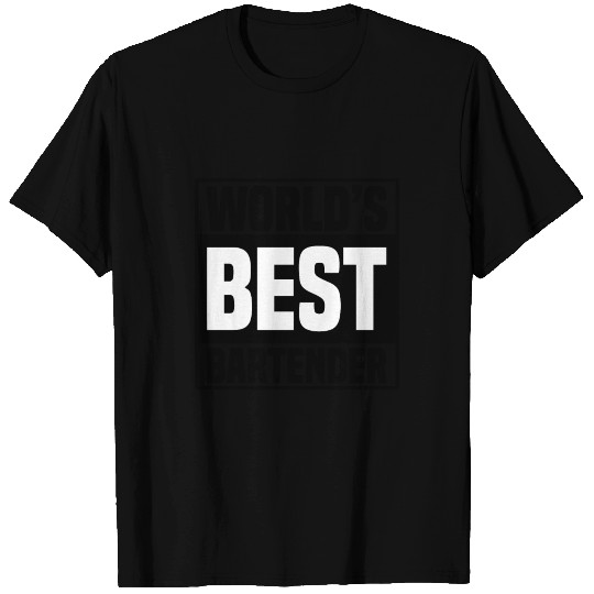 World's Best Bartender T Shirts