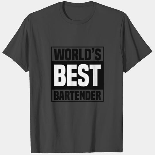 World's Best Bartender T Shirts