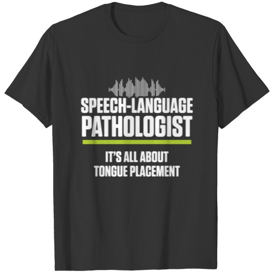 Speech Pathology Therapy Tongue Autism Awareness T-shirt