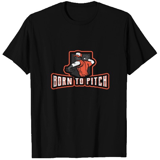 Baseball Pitcher Slow Pitch Present T Shirts