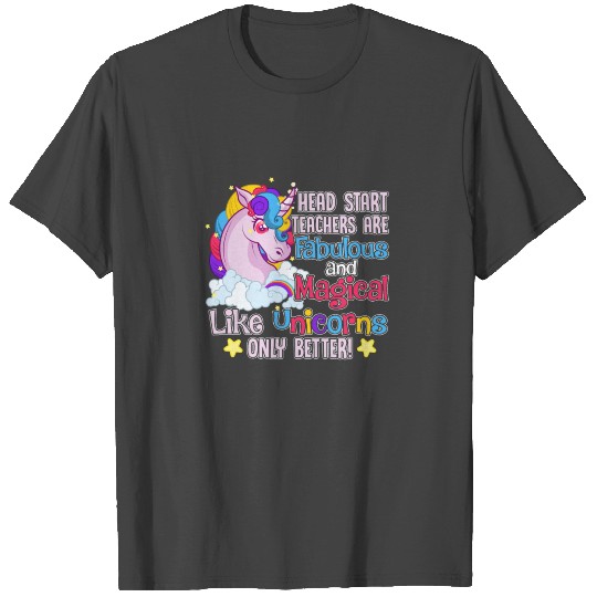 Head Start Teacher Preschool Magical Unicorn T Shirts