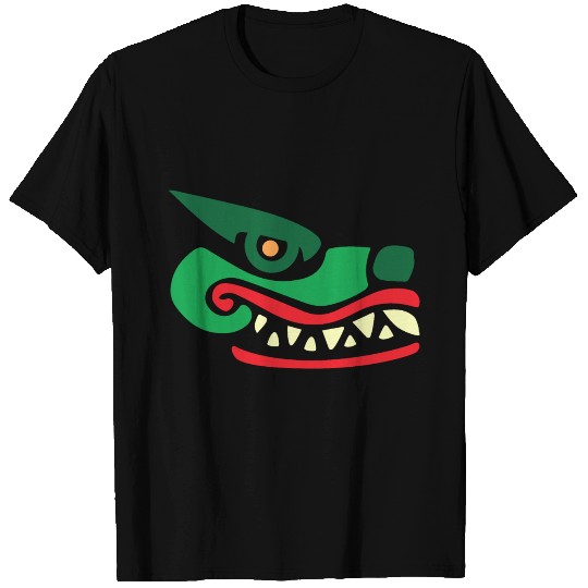 Aztec Symbol Crocodile Funny Gift Idea T Shirts