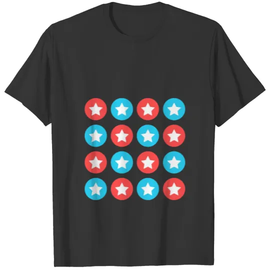 Blue + Red Stars | The Avengers | Captain America T Shirts