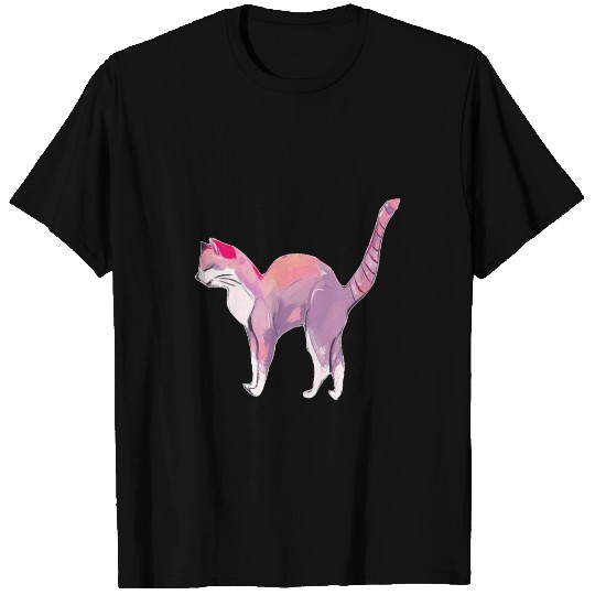 black Cute Cat Gift great Christmas or birthday T Shirts
