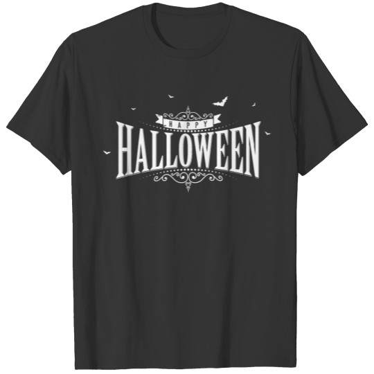 Happy Halloween white T-shirt