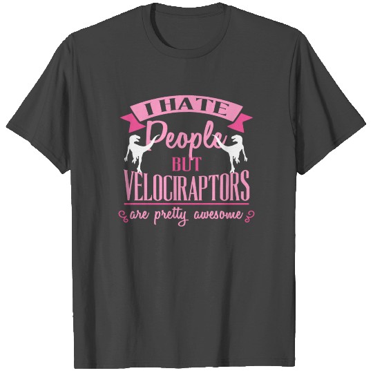 Funny Velociraptor T Shirts For Girls And Women Who L